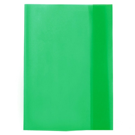 detail Obal na sešity A5 silný PVC zelený/E