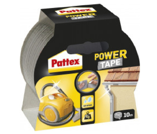 detail Lepící páska Pattex Power Tape 0,5 cm x 10m stříbrná