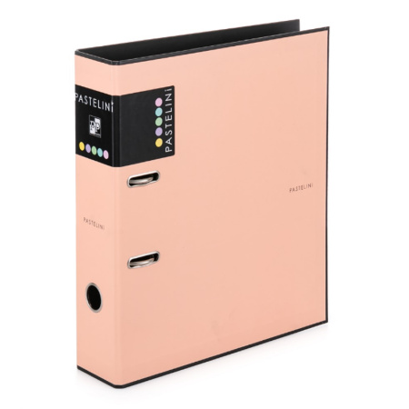 detail Pořadač A4 7cm páka Pastelini meruňkový