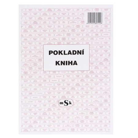 detail Pokladní kniha A4 mSk nepropisující 144 20 listů