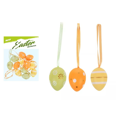 detail Velikonoční vejce 4cm mix barev 12ks