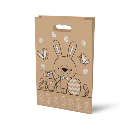 detail Taška velikonoční papírová s průhmatem 26x41cm