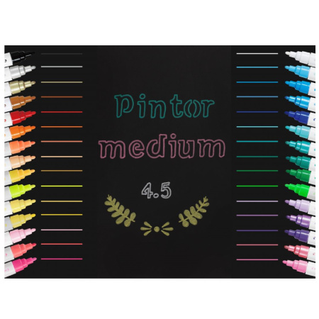 detail Popisovač akrylový Pilot Pintor M 10ks studené odstíny /E