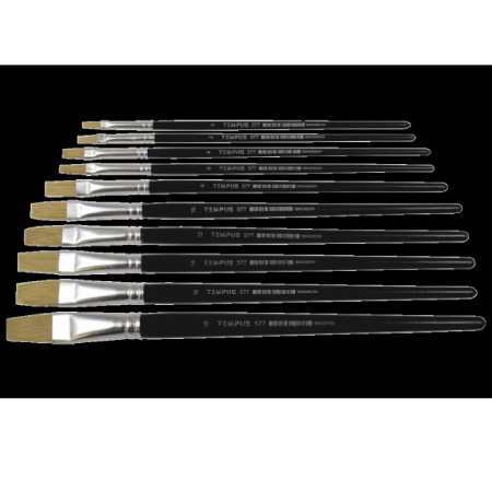 detail Štětec plochý Tempus č.8