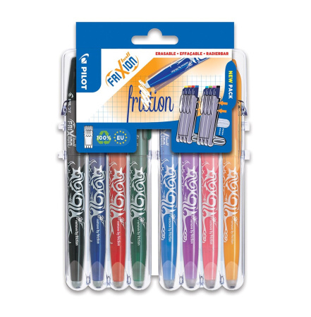 detail Sada Pilot roller Frixion BL-FR7, 8barev Set2Go/PA/E