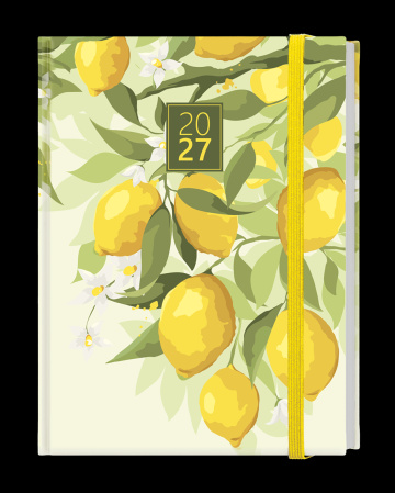 detail Diář 2027 denní B6 Adam-lamino Citrony