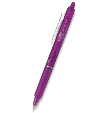 detail Roller Pilot Frixion Clicker 0,7mm Lila/E