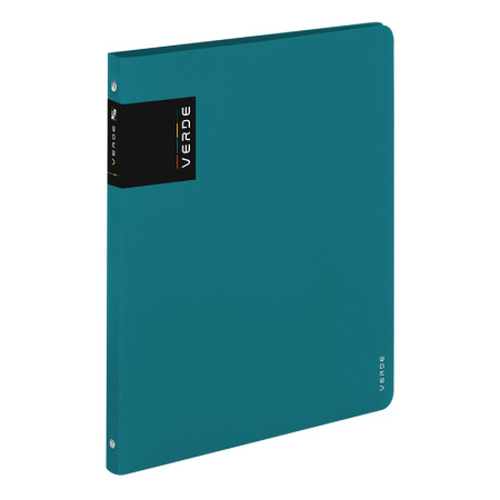detail Pořadač A4 4-kroužky 2cm PP VERDE tmavě tyrkysový