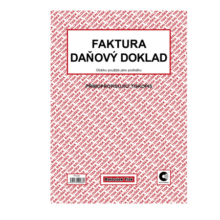 detail Faktura A4 NCR daň.doklad( Baloušek)