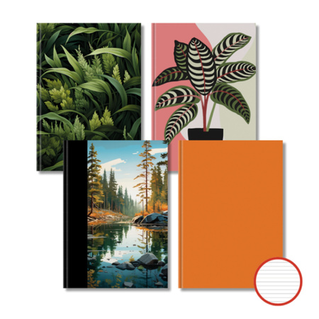 detail Záznamní kniha A5 linka 96 listů šitá /E