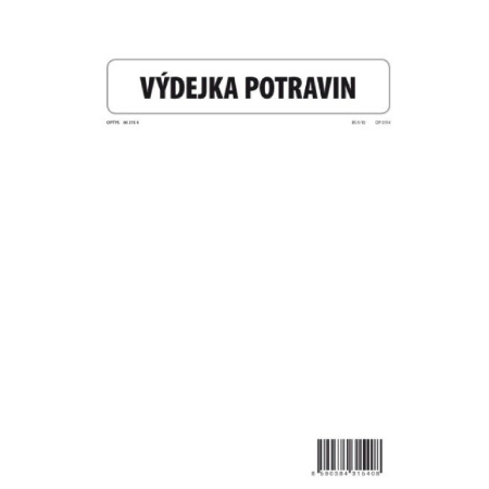 detail Výdejky potravin a denní přehled stravování A4