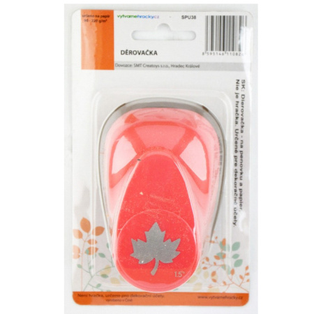 detail Děrovač umělecký MAXI 38 mm List javorový /E