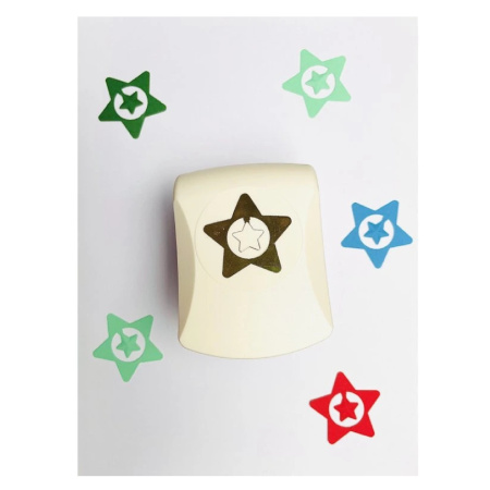 detail Děrovač umělecký MAXI 45mm Hvězda /E