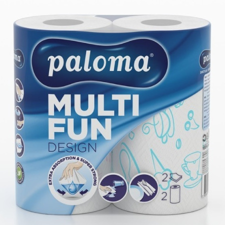 detail Utěrky kuchyňské papírové Paloma Multifun s potiskem /E