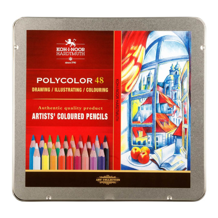 detail Pastelky umělecké KOH-I-NOOR 3826 Polycolor 48ks /E