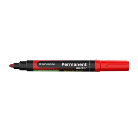 detail Popisovač permanentní Centropen 8510 dry safe červený