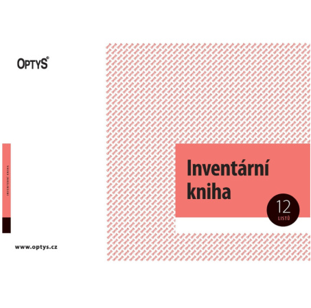 detail Inventární kniha A4
