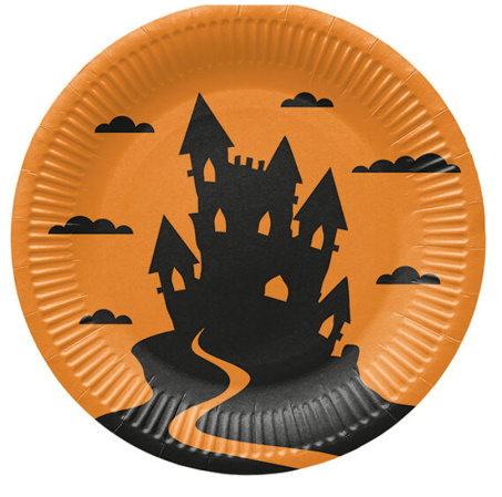 detail Papírové talíře Funny Halloween 8ks