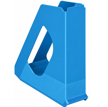 detail Stojan na katalogy PVC zkosený Vivida modrý /E