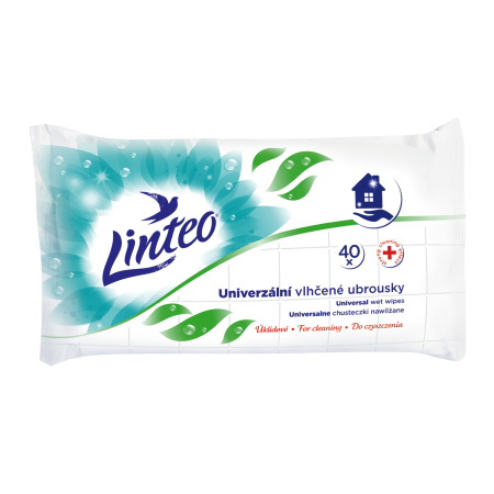 detail Ubrousky vlhčené Linteo 40kusů/PP