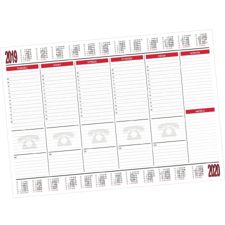 detail Stolní plánovač A3 Bobo