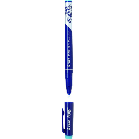 detail Liner gumovací 0,45mm Pilot FriXion sv.modrý/PP/E