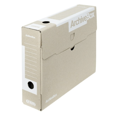 detail Archivní box Emba A4 hřbet 7,5 cm bílá