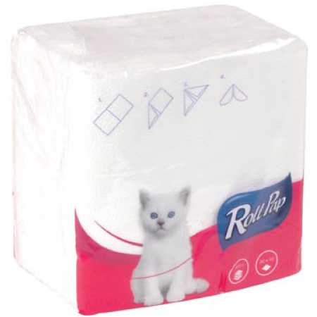 detail Ubrousky papírové jednovrstvé 30 x 30 cm 100ks /E