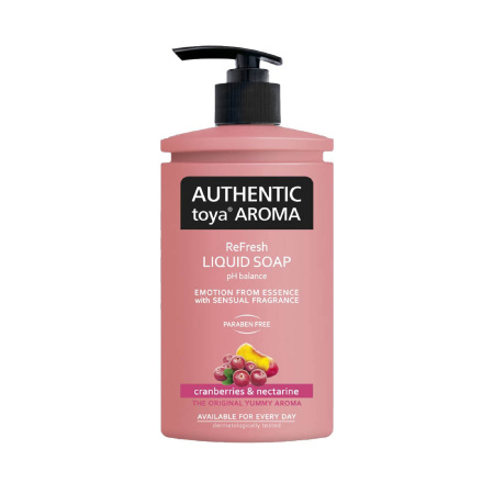 detail Mýdlo tekuté 400ml AUTHENTlC brusinka a nektarinky