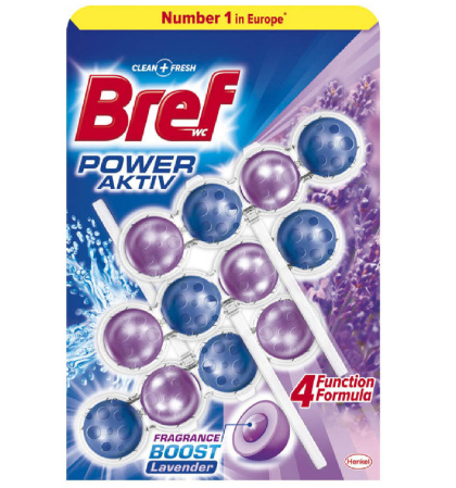 detail Bref WC kuličky blok 3x50g mix vůní