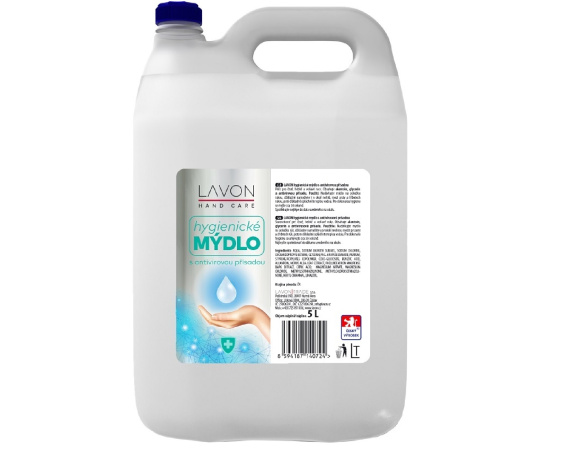 detail Mýdlo Lavon s antivirovou přísadou 5L /E