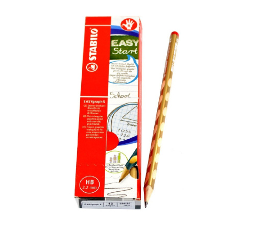 detail Tužka HB č.2 Stabilo EASYgraph slim levák Metallic zlatá