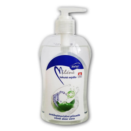 detail Mýdlo tekuté 500 ml antibakteriální Miléne Aloe vera /E