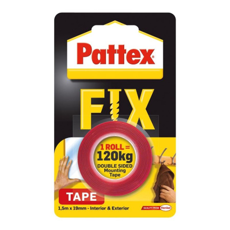 detail Lepící páska montážní oboustranná 19mm x1,5m Pattex Super Fix/OF/E
