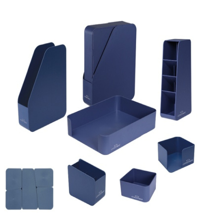 detail Sada Kancl. boxů Concorde Lucky set ECO modrá 7ks