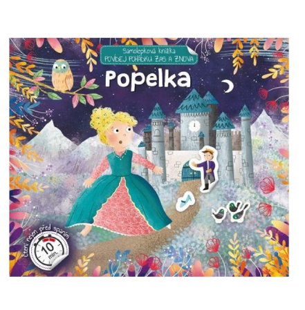 detail Knížka samolepící Povídej pohádku - Popelka/E