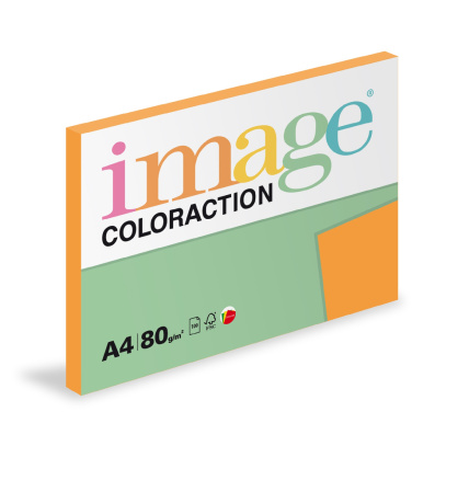 detail Papír barevný A4 80g oranžový 100 listů/E