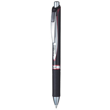 detail Gelové pero 0,7 Pentel BLP77 EnerGel DOCUMENT červené