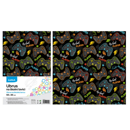 detail Ubrus na lavici PVC 65x50cm games /E