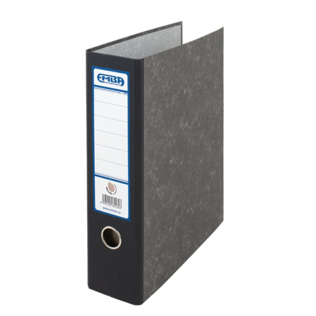 detail Pořadač archivní Emba A4 papírový / 8 cm / černá