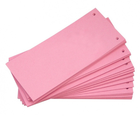 detail Rozlišovač papírový 1/3 A4 50ks růžový /E