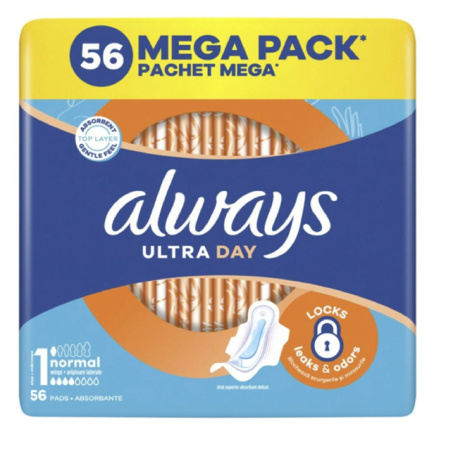 detail Dámské vložky Always Ultra Day Normal - 56 ks - 2,48 Kč/ks