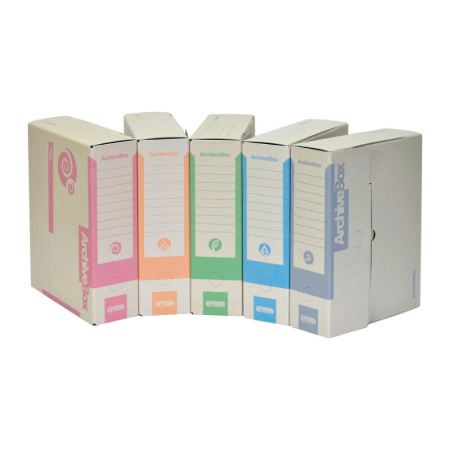 detail Archivační box 33 x 26 x 9 cm zelená