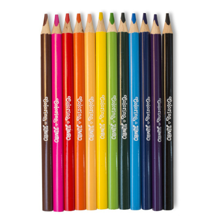 detail Pastelky trojhranné Colorino JUMBO 12 ks /E