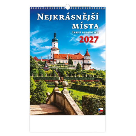detail Kalendář nástěnný - Nejkrásnější místa ČR