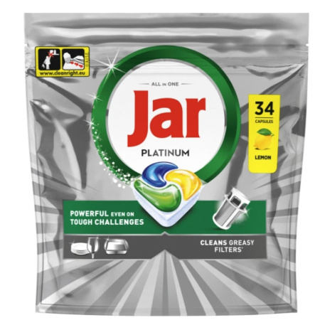 detail JAR tablety do myčky Platinum 34 ks
