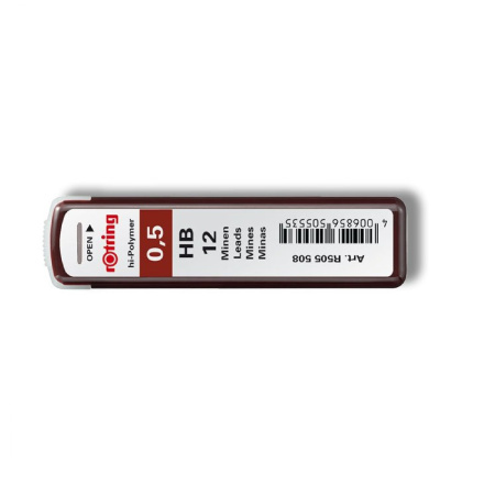detail Mikrotuhy 0,5 HB Rotring / Poslední kus