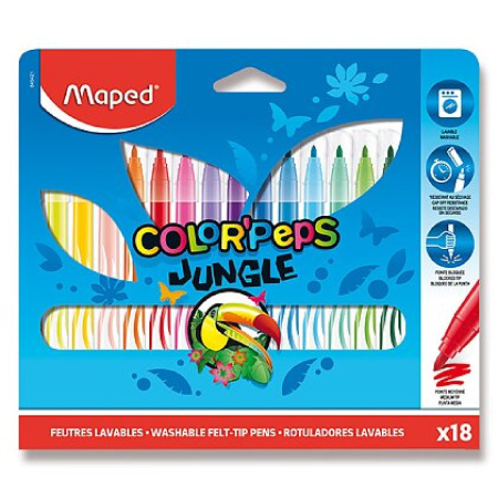 detail Fix Maped Color Peps Jungle 18 barev /E
