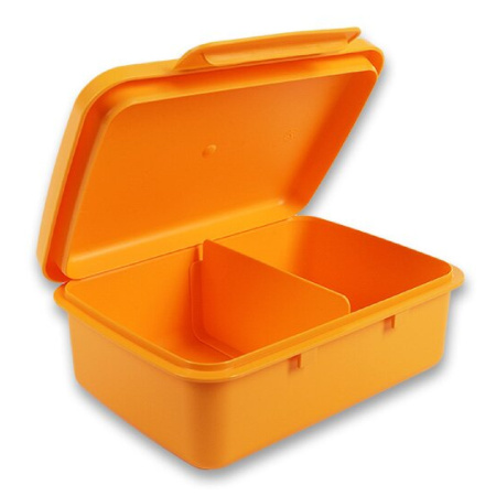 detail Box na svačinu Zdravá sváča žlutý /E
