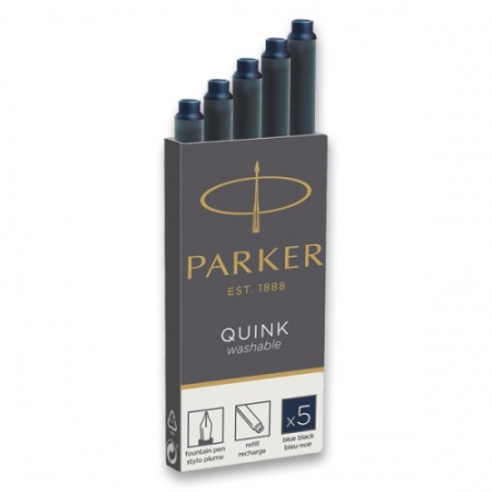 detail Parker inkoustové bombičky modré 5ks/E